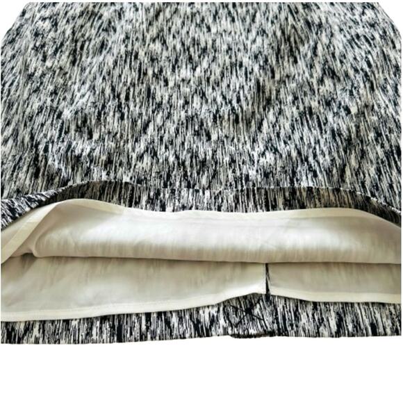 Banana Republic Black White V-Neck Sleeveless Career Sheath Dress Size 14 NEW - Picture 10 of 12